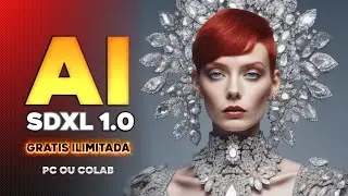 INTELIGÊNCIA ARTIFICIAL SDXL - 1.0 - COMO USAR NO PC e no COLAB - TUTORIAL COMPLETO