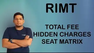 PUNJAB NEW COLLEGE RIMT TOTAL FEE & HIDDEN CHARGES , REVISED SEAT MATRIX