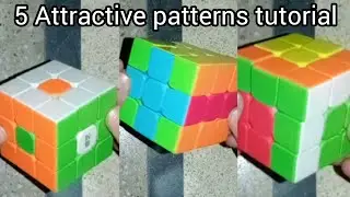 5 Attractive patterns and easy algorithm and easy tutorial in this video