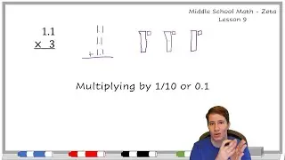 KStevMath - Math U See Zeta - Lesson 9 - Multiplying by 1/10 or 0.1