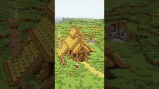 Building a viking house in minecraft - timelapse & tutorial