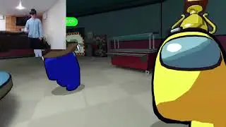 Grown Man Trolling in Among Us VR