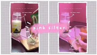 Edit Video Pink Pastel di INSHOT, CAPCUT || Aesthetic Filters 🍑