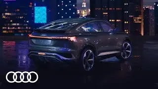 Weltpremiere – der Audi Q4 Sportback e-tron concept