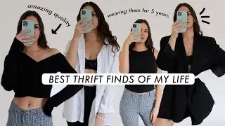 my best thrift finds ever! 👗 thrift / second-hand clothing haul
