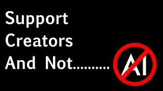 In a World of AI. Support Real Creators