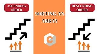 C Program to Sort Array Elements in Ascending and  Descending Order Hindi / Urdu