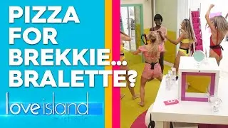 Exclusive: Girls twerk while singing 'pizza for breakfast' | Love Island Australia 2019