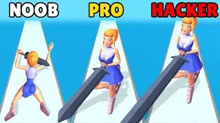 NOOB vs PRO vs HACKER in Slice Skating