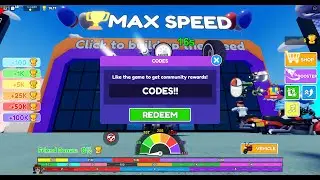 Max Speed 🏁UPDATE! - ALL WORKING CODES!!!