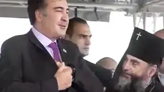 Обдолбаный Саакашвили наркоман