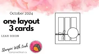 October 2024 - 1 layout 3 cards