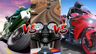 Traffic Rider VS Moto Rider Go VS Ultimate Motorcycle Simulator