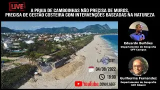 LIVE: A praia de Camboinhas não precisa de muros
