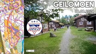 Headcam Orienteering: Geilomoen, Hol. Norway.