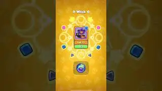 Upgrading Witch to Level 13 in Rush Royale  