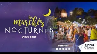 La belle ambiance du marché nocturne sur le Vieux-Port de Pornic