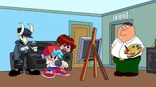 Friday Night Funkin' Ex Boyfriend Tabi x Gf & Bf (Peter'I Painted My Truth) FNF ANIMATION
