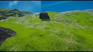 Unity high performance grass renderer + Github source