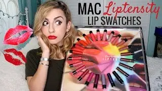 MAC Liptensity Lip Swatches | Full Collection
