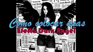 TUTORIAL: Como colocar asas / Efeito  Dark Angel -Picsart 😇💀