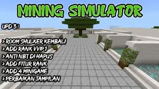 UPDATE 3!! Map Mining Simulator || No Password || MCPE 1.19+
