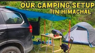 Our Camping Setup In Himachal