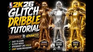 *BEST* TALL GUARD BEGINNNER-ADVANCED STEEZO DRIBBLE TUTORIAL IN NBA 2K26 (LIVE HANDCAM)🤝🔥