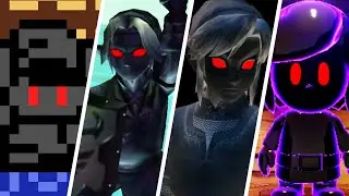 Evolution of Dark Link in Zelda Games (1987-2024)