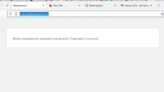 Briefly unavailable for scheduled maintenance. Check back in a minute -