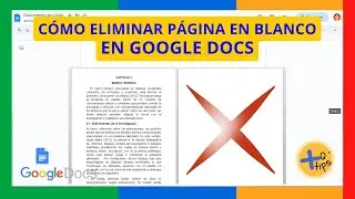 DELETE BLANK PAGES IN GOOGLE DOCS