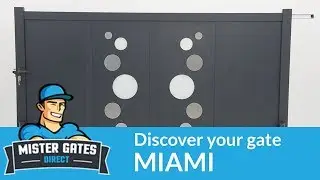 Aluminium Gate MIAMI from Mister Gates Direct