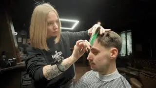 Lady Barber Olya Left Me SPEECHLESS After This Haircut