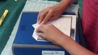 paper airplane making and testing