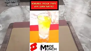 Homemade Frozen Sprite with lemon Bursties
