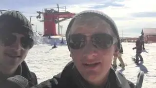 Ski day at the Yeti Ski Resort near Mt.Fuji in Japan.