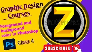 How to create foreground and background color in Photoshop