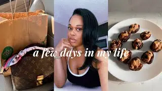 VLOG| lots of errands + new coffee + "healthy" sweet treat +  birthday prep