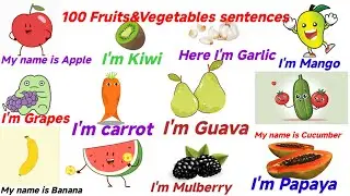 Fruits & Vegetables for Kids - Learn Fruits & Vegetables Names