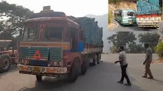 Truck Battery Problem on Ghat Section With Heavy Load | AP Truck