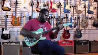 Fender Custom Shop TV Jones Telecaster Relic Seafoam Sparkle by Make'n Music feat Kirk Fletcher