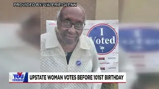 Upstate woman votes days before 101st birthday