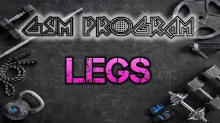 GYM PROGRAM : Legs Vol 1