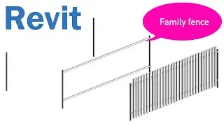 Revit  Architecture - Family Fence