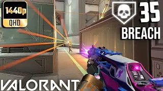 Valorant- 35 Kills As Breach On Icebox Unrated Full Gameplay #106! (No Commentary)