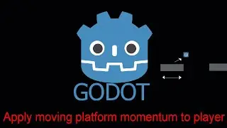GODOT Apply moving platform momentum to player on jump