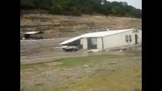 Big Sandy Flood of  2012 Easy Street Marina: Lake Travis / Jonestown,Texas
