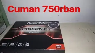 UNBOXING VGA power color R7 250 2GB DDR 3