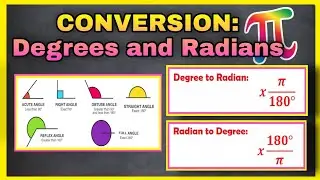 Conversion of Degrees to Radian & Radians to Degrees | Types of Angles | TAGALOG-ENGLISH