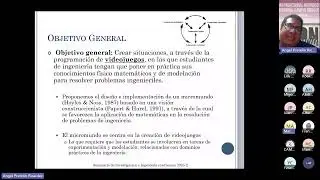 Procesos de construcción de videojuegos para el aprendizaje de modelado matemático y comp - Parte II
